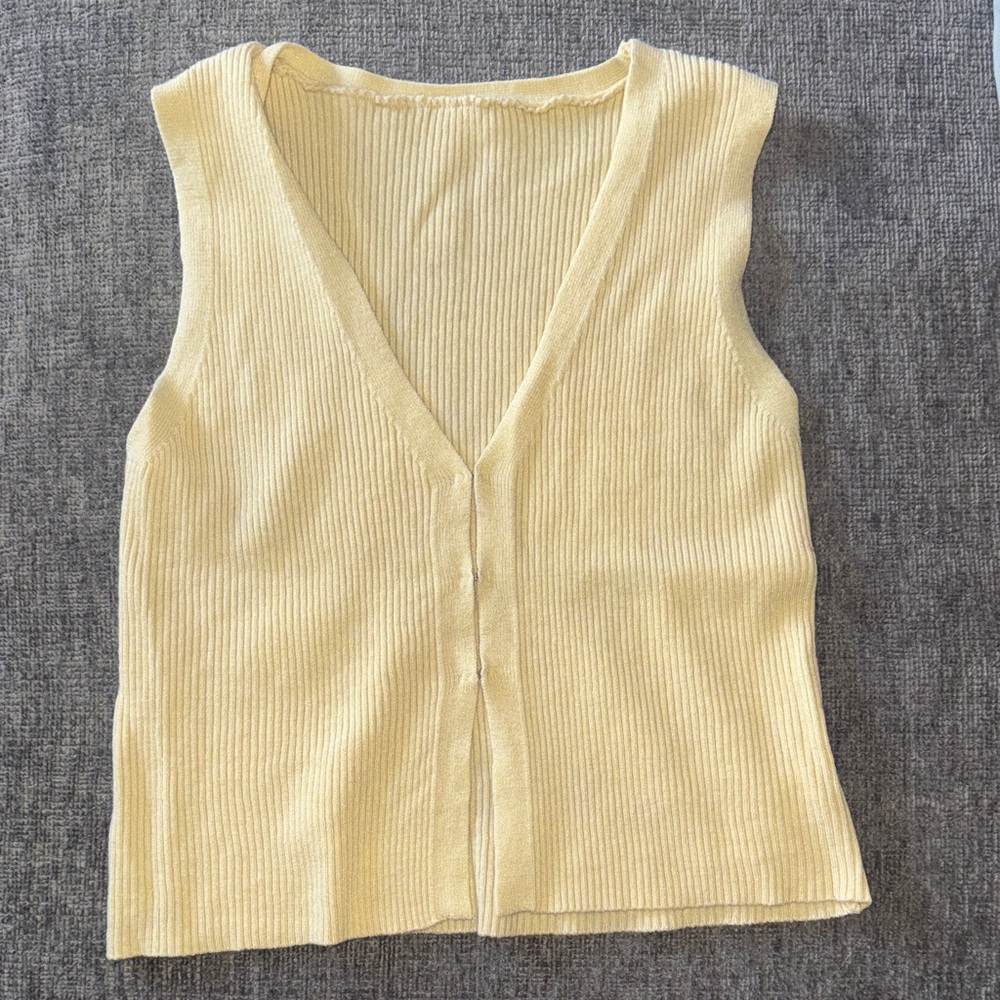 Amazon Women's Ribbed Tank Top - Cream